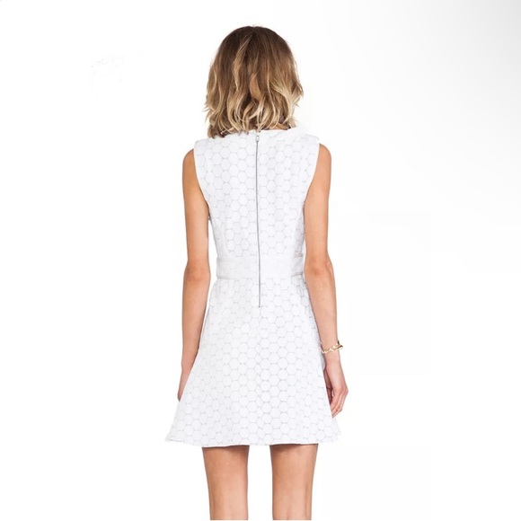 MARC BY MARC JACOBS  Leyna Dotty Ponte Dress White - Picture 3 of 9
